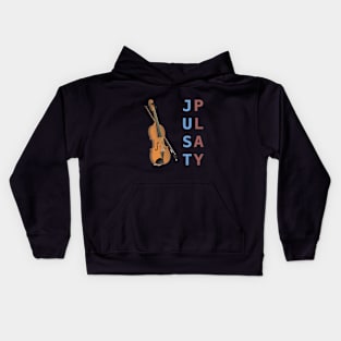 Just Play the Violin Kids Hoodie